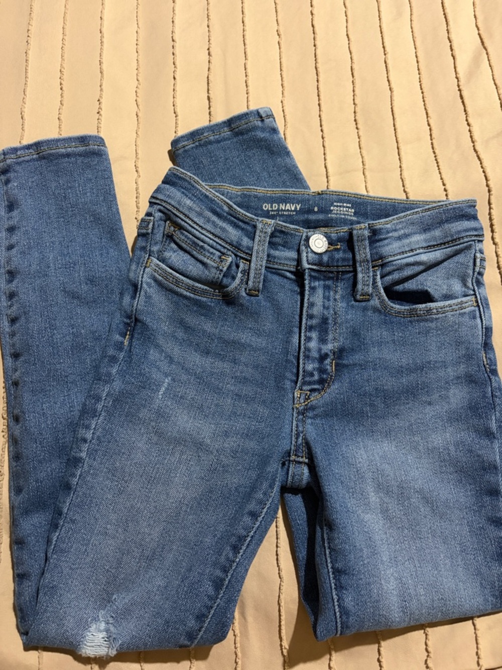 Old Navy girls Blue Skinny Stretch Jeans